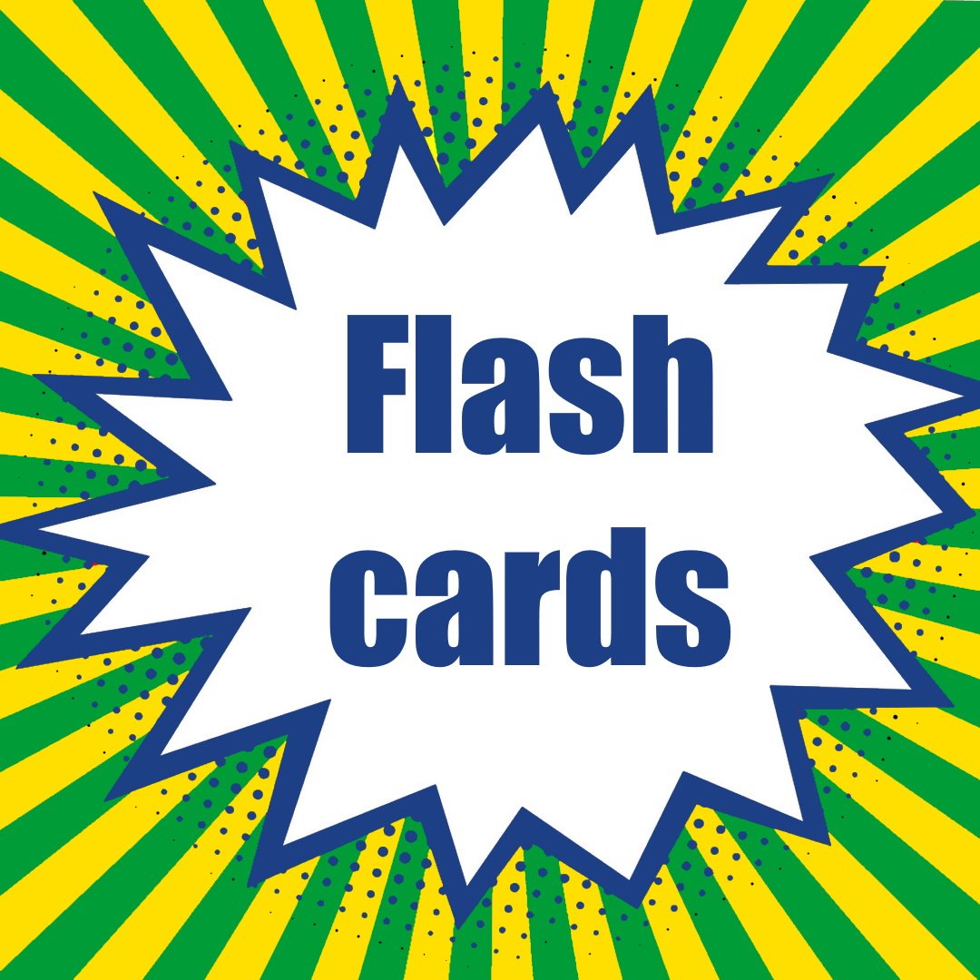 Brazilian Portuguese flash cards - gringotolingo