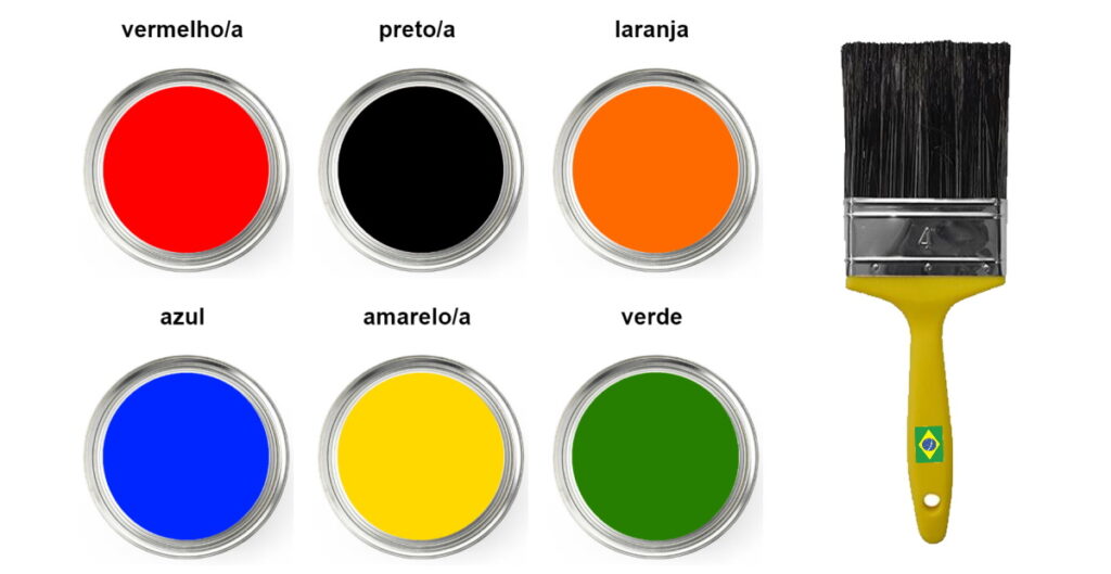 paint pots and colour translations in Brazilian Portuguese